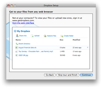 Dropbox for Mac