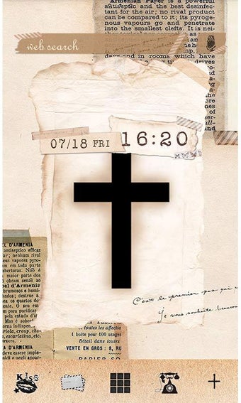 Cute Theme-Antique Cross-