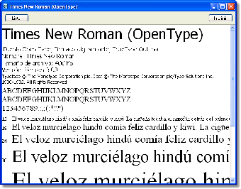 Imagen 1 para FastFontPreview