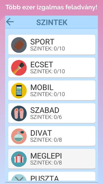 Immagine 0 per Új Szókereső - ingyenes s…