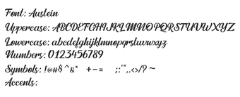 Obraz 0 dla Austein Script
