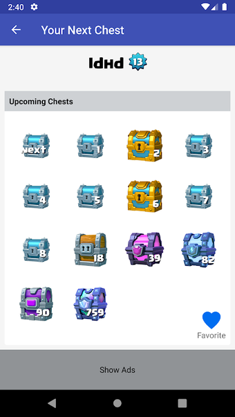 Check Next Chest