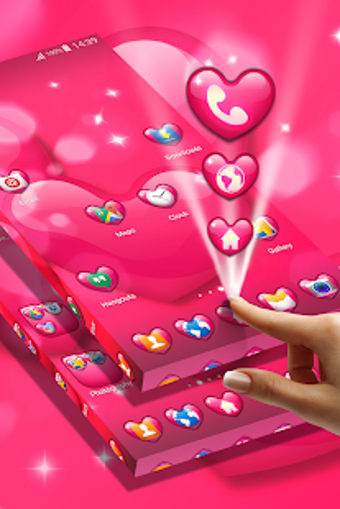 Obraz 3 dla Love Theme Launcher