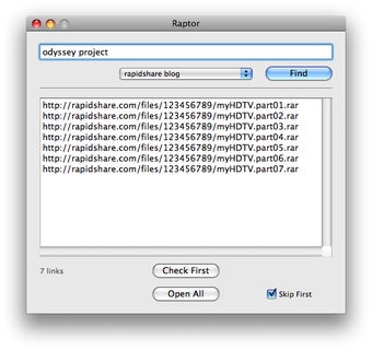 how to download raptor on mac