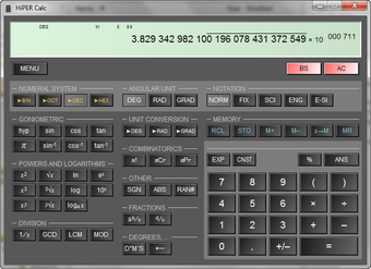 HiPER Calc