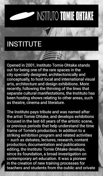 Image 0 pour Instituto Tomie Ohtake