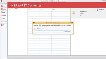 Image 0 pour SoftKnoll NSF to PST Conv…