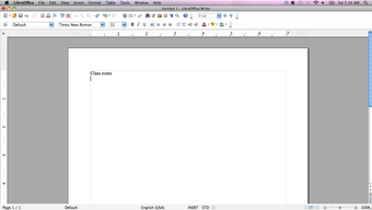 LibreOffice for Macの画像1