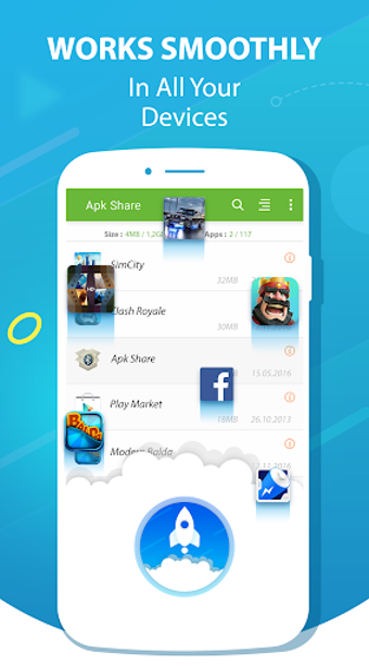 Obraz 1 dla Apk Share / App Send Blue…