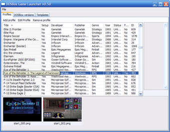 Imagen 0 para DOSBox Game Launcher