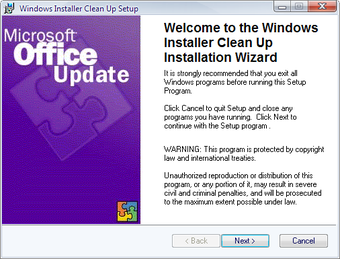Bild 1 für Windows Installer CleanUp…