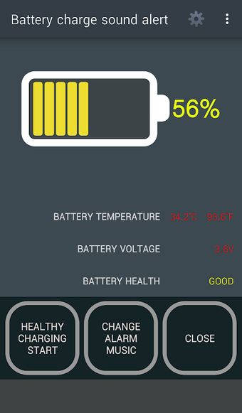 Image 0 pour Battery charge sound aler…