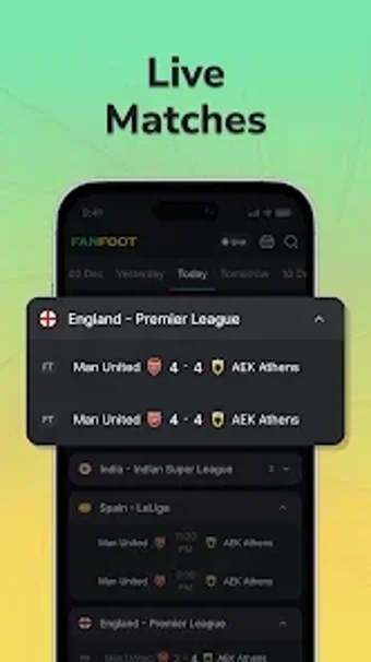 Bild 0 für Fanfoot: Football livesco…