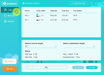 Image 0 pour iSunshare CloneGo