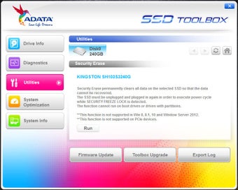 Bild 2 für ADATA SSD ToolBox