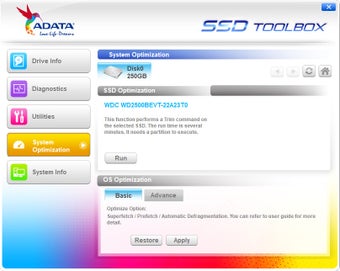 Image 1 pour ADATA SSD ToolBox