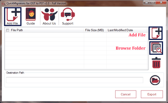 QuickMigrations for OST to PST