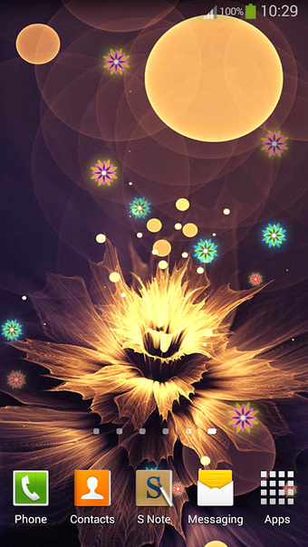 Bild 0 für Neon Flowers Live Wallpap…