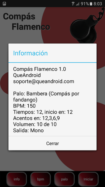 Obraz 0 dla Flamenco rhythms. Metrono…