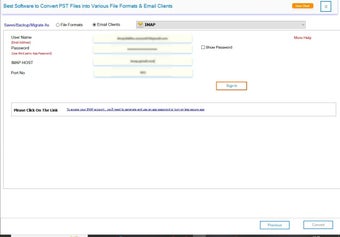 Bild 0 für SysInfo Mac PST To IMAP M…