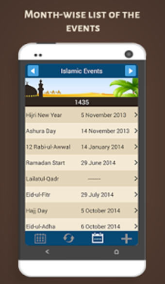 Image 0 pour Islamic Hijri Calendar 20…