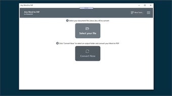 Any Word to PDF: convert docx to pdf, doc to pdf for free