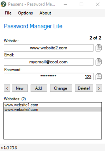 Image 0 for Password Manager Lite