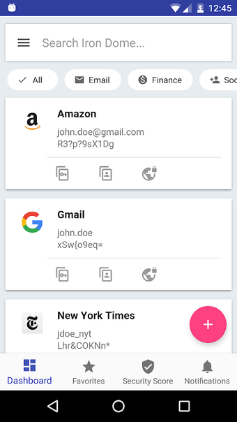 Immagine 0 per Iron Dome Password Manage…