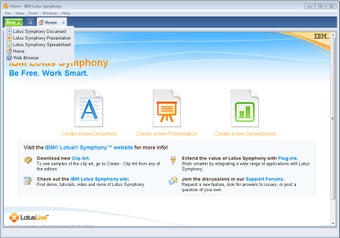 IBM Lotus Symphonyの画像4