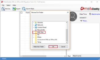 Bild 0 für MailsDaddy EML to Office …