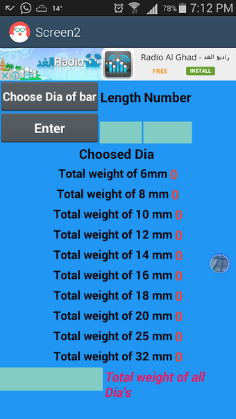 Reinforcing Steel Bar Weight