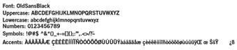 Image 0 pour Old Sans Black