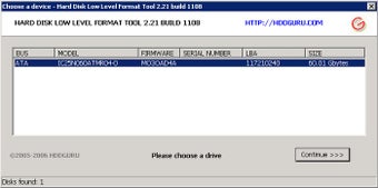 HDD Low Level Format Toolの画像0