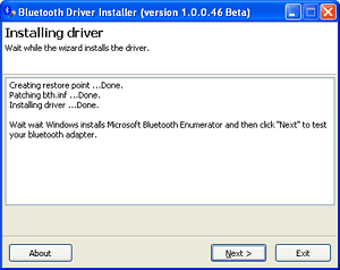 Image 0 pour Bluetooth Driver Installe…
