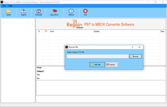Immagine 0 per Regain PST to MBOX Conver…