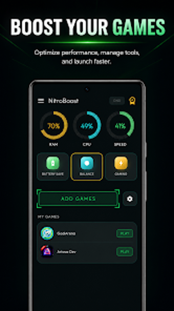 Bild 0 für NitroBoost: Game Booster