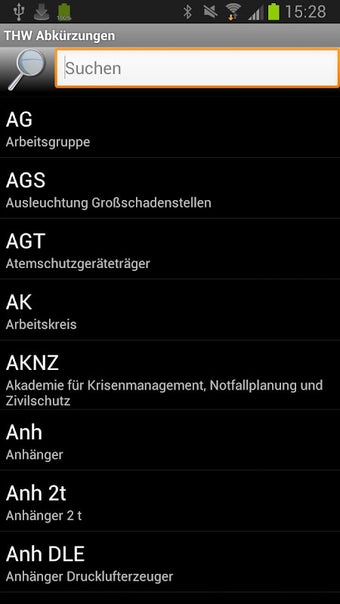 Bild 0 für THW Abkürzungen