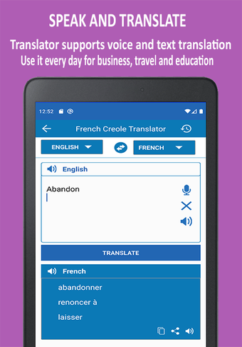 Imagen 0 para Traducteur Francais Creol…