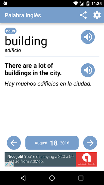 Image 0 pour Palabra del día en inglés