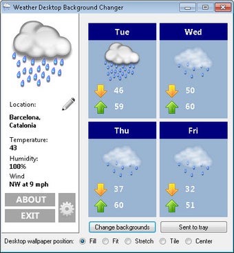 Image 0 pour Weather Desktop Backgroun…