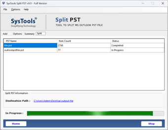 Obraz 0 dla PST Splitter by SysTools