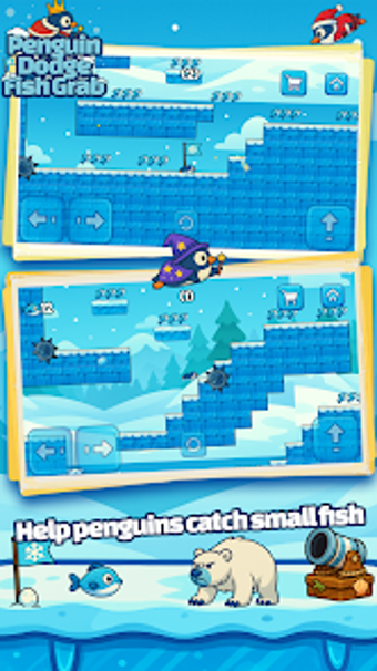 Obraz 0 dla Penguin Dodge: Fish Grab