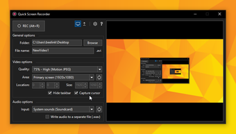 Quick Screen Recorder