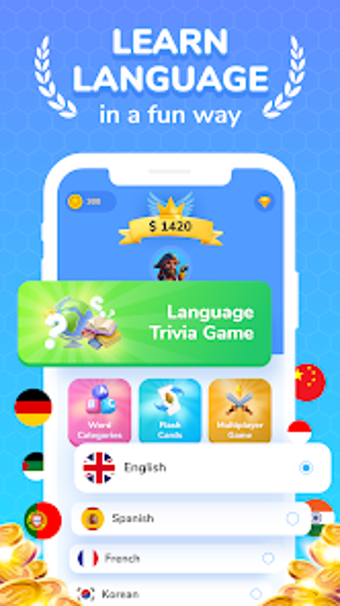 Immagine 0 per Trivia Lingo: Learn Langu…