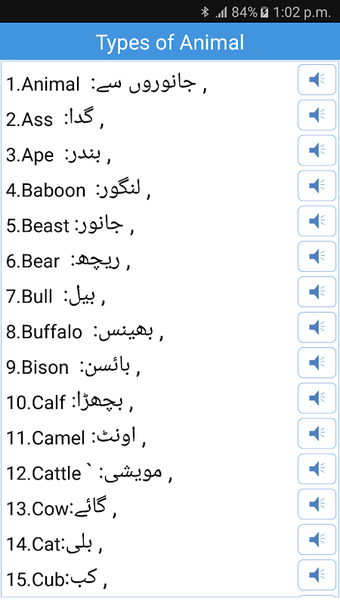 Image 0 pour Daily Words English to Ur…