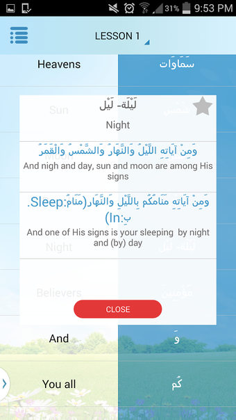 Download Learn Arabic Quran Words 3.1 for Android - Filehippo.com