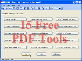 Imagen 0 para PDFill FREE PDF Tools