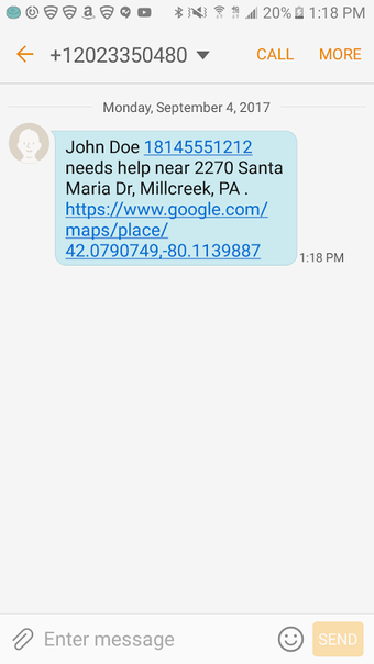 Image 0 for 911HelpSMS