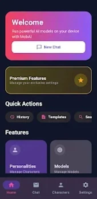 MobAI Chat - OFFLINE AI的第0张图片