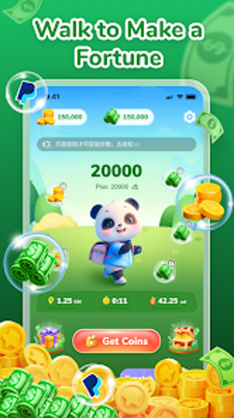 Immagine 0 per Panda Step: Earn Real Mon…